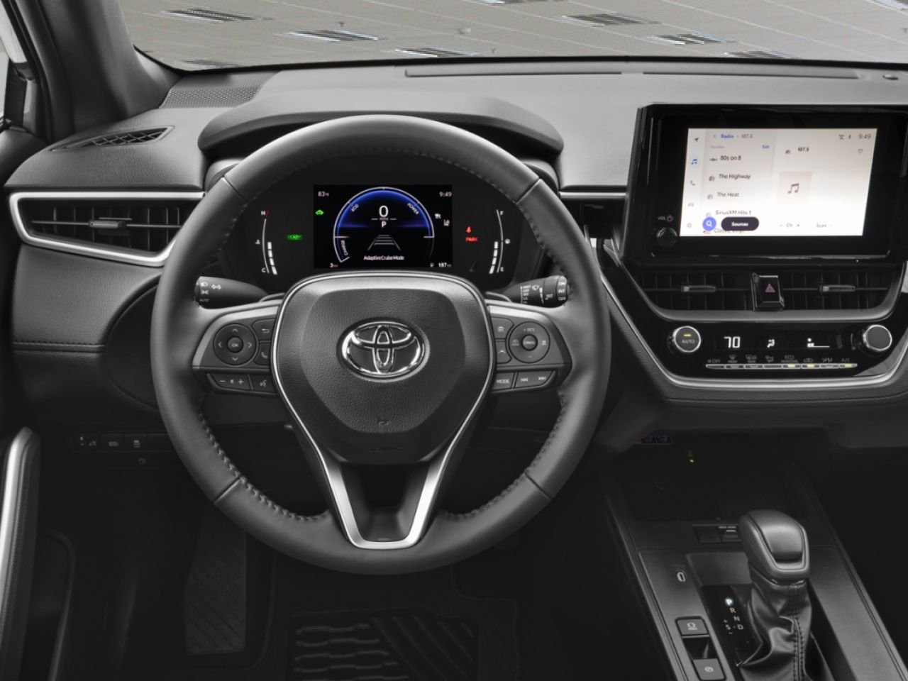 2026 Toyota Corolla Cross 2602157 | Hybrid SE Sonic Silver Metallic w/Black Roof Edmonton - photo #9