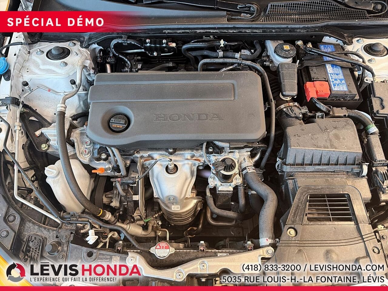 2025 Honda Civic Hatchback Sport CVT Solar Reflection Silver Metallic Lévis - photo #11