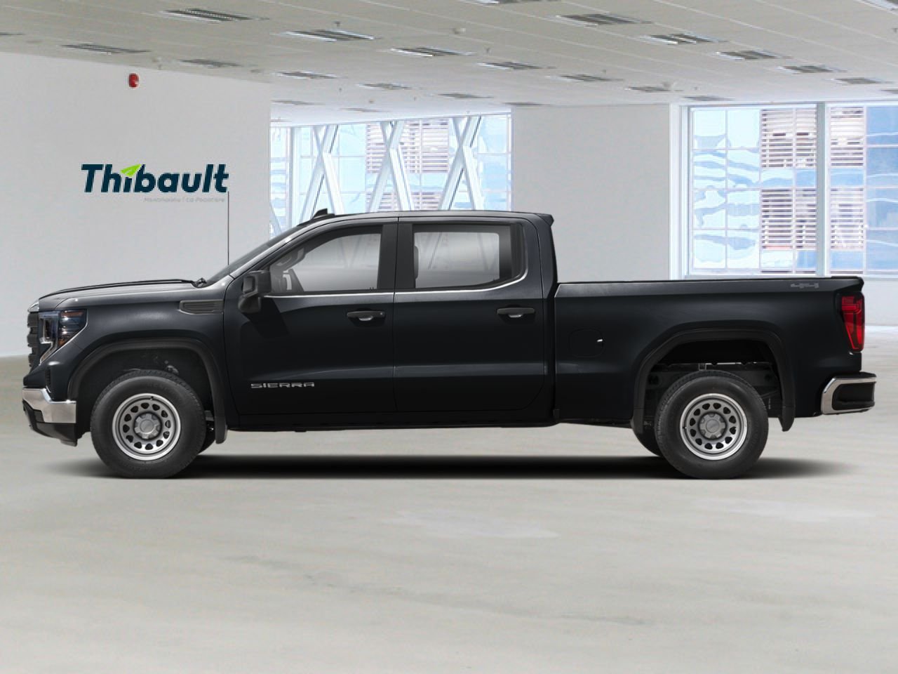 GMC Sierra 1500 Pro cabine multiplace 4RM 157 po 2026 Noir onyx Montmagny - photo #1