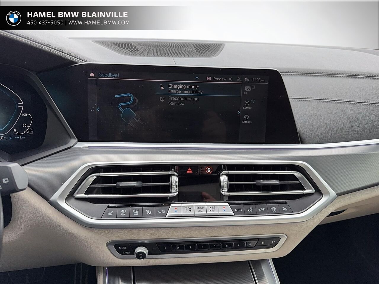 BMW X5 X5 xDrive45e hybride rechargeable 2022 Blanc Blainville - photo #12