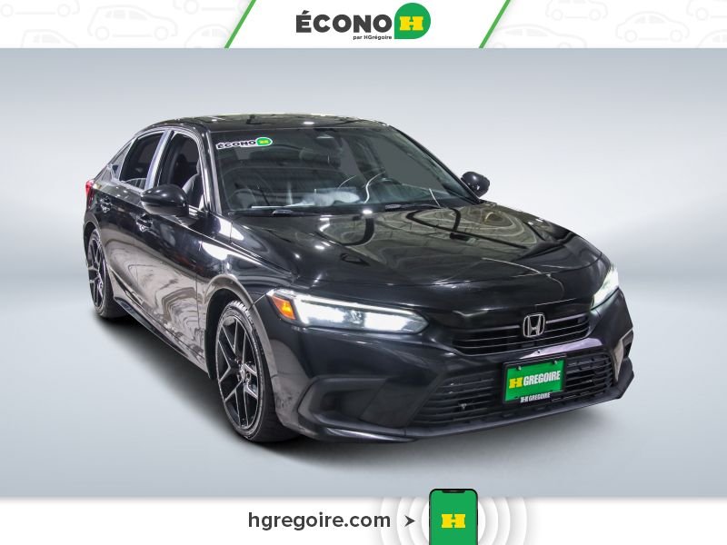 Honda Civic Sport TOIT GR ÉLEC A/C BLUETOOTH CAMÉRA MAGS 2023 Noir