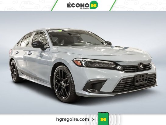 Honda Civic SPORT AUTO A/C TOIT MAGS BLUETOOTH CAM RECULE 2023 Gris