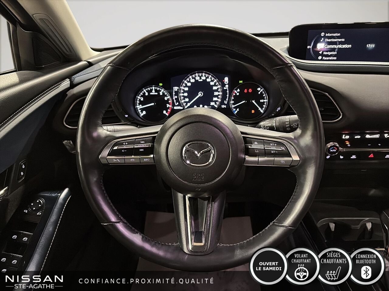 Mazda CX-30 GS TI | SEULEMENT 48 320 KM | VOLANT CHAUFFANT EN CUIR | RÉGULATEUR RADAR | CAMÉRA DE RECUL 2021 Gris Saint-Jérôme - photo #10