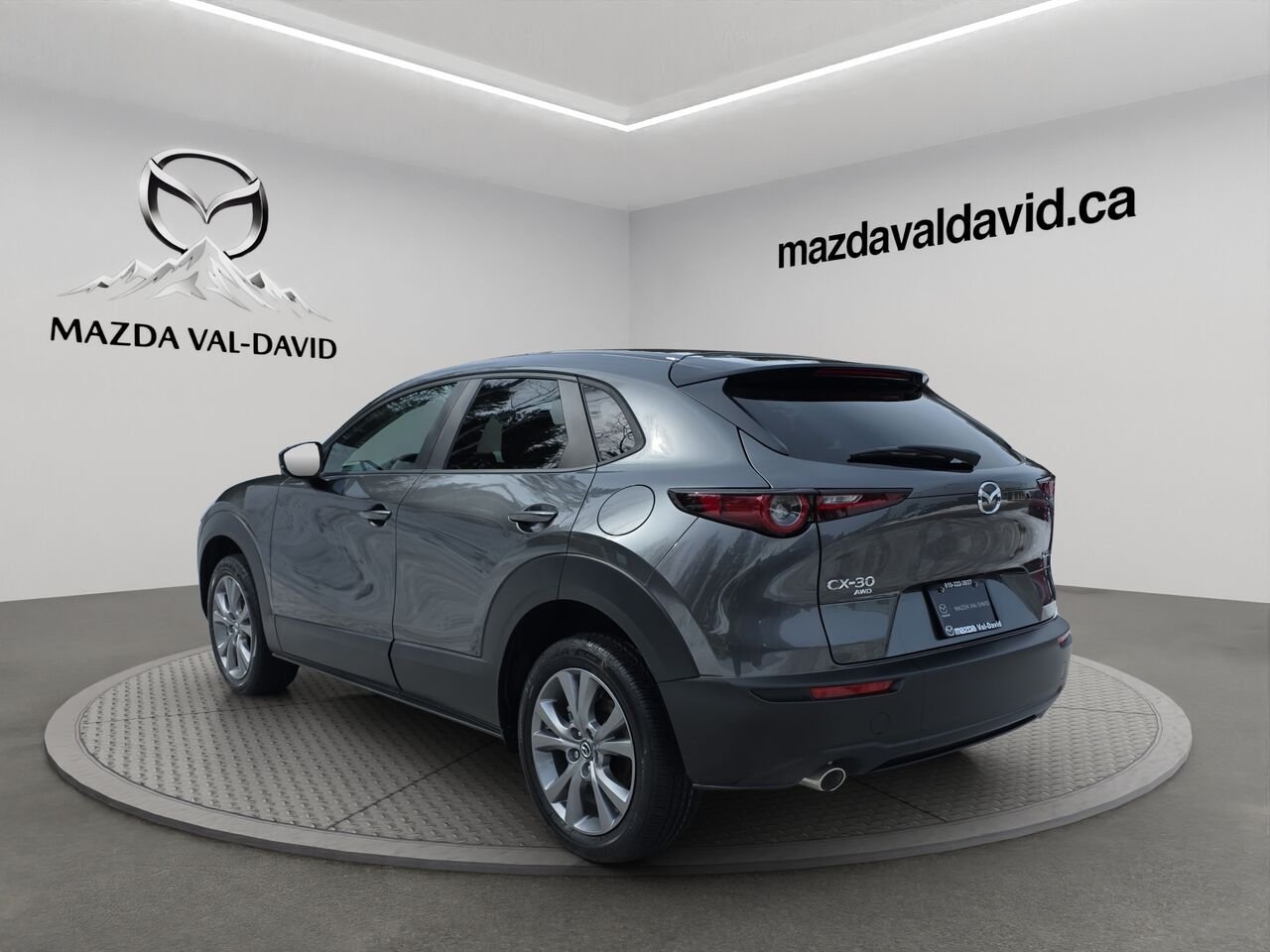 2026 Mazda CX-30 Gs, awd, sièges, volant et rétroviseurs chauffants Machine Grey Metallic Val-David - photo #15