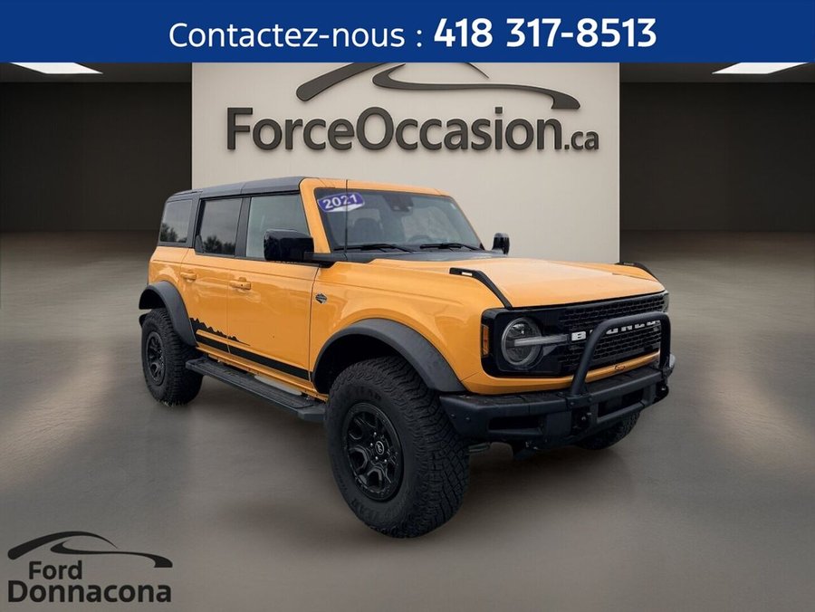 Ford Bronco Wildtrak évolué 4 portes 4x4 2021 Jaune