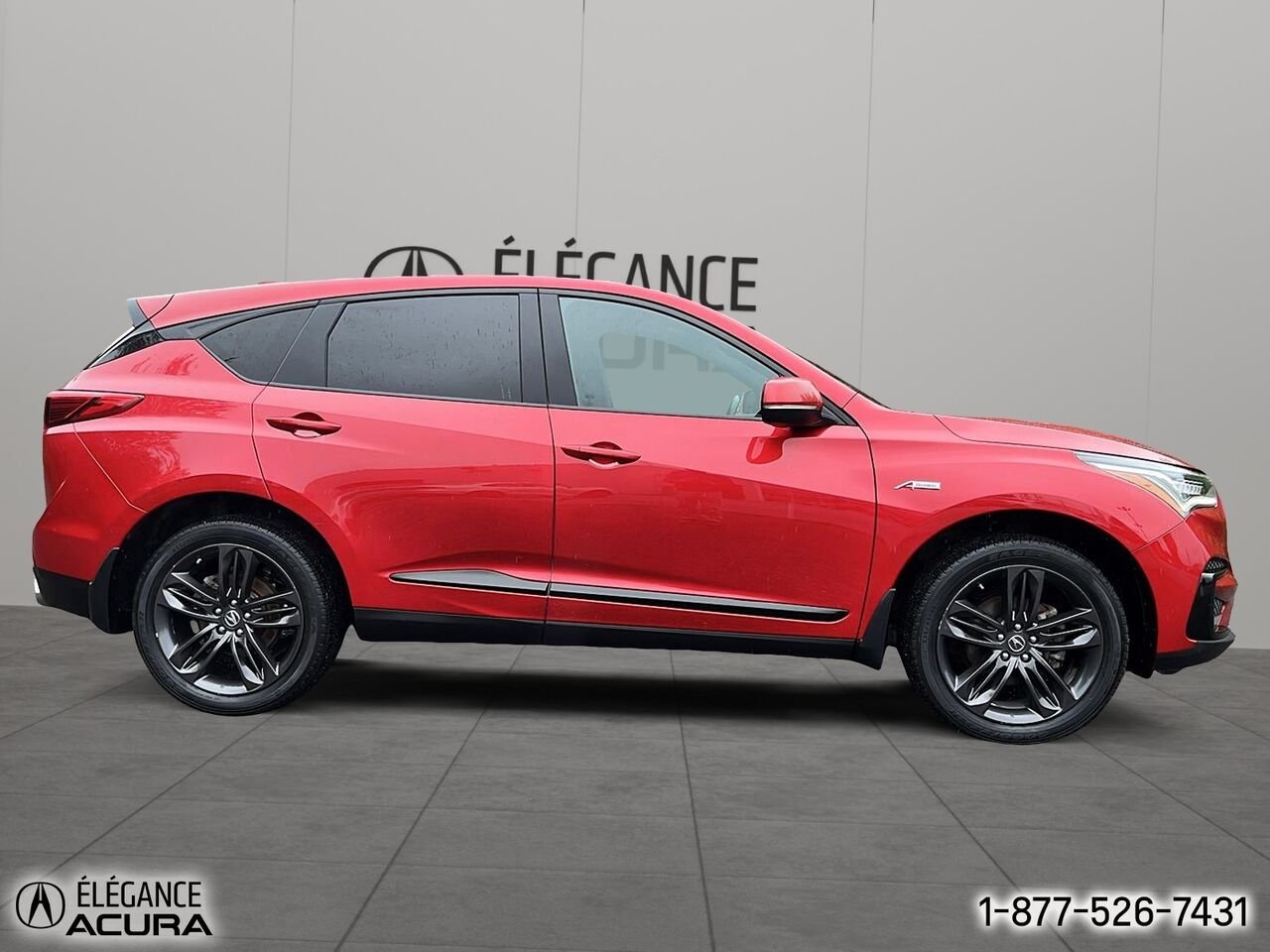2021 Acura RDX A-Spec TI | A8927A Red Granby - photo #3