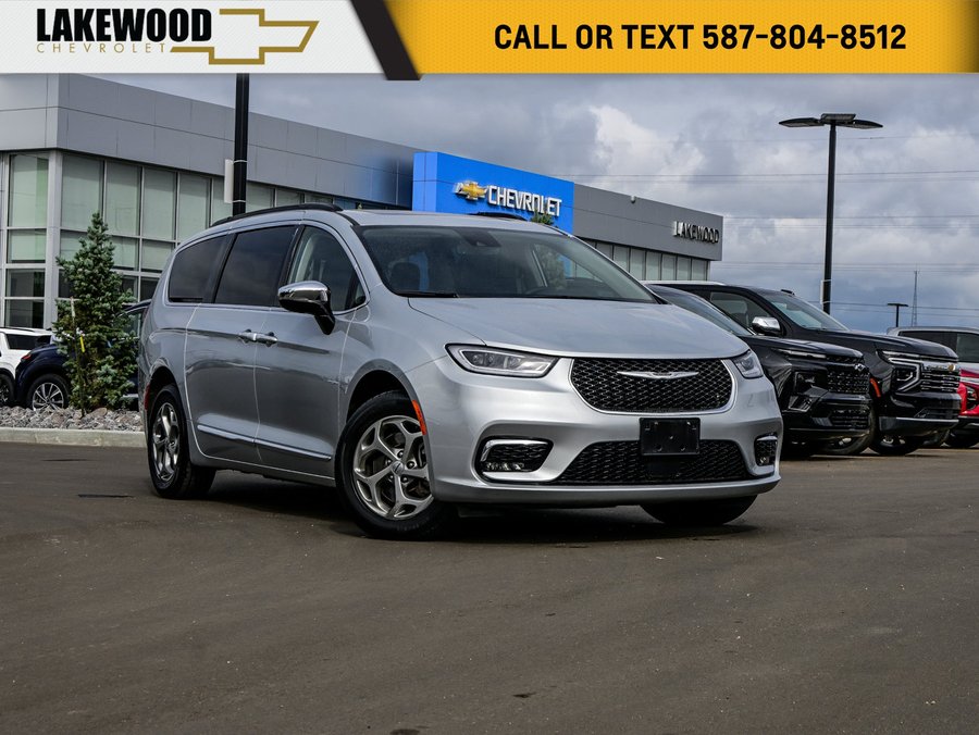 2023 Chrysler Pacifica Limited AWD 3.6L 7 Passenger | Panoramic Sunroof Grey