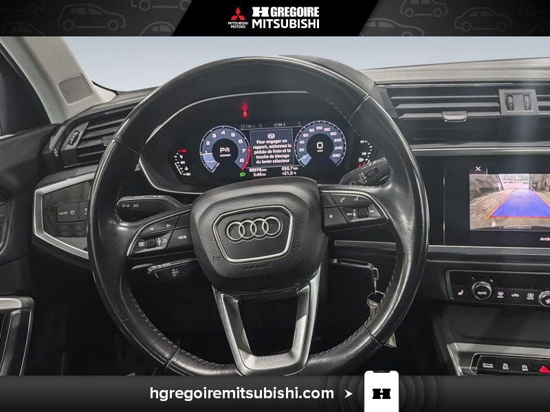 Audi Q3 MA4569 | Komfort *AWD* Cuir * Toit * Mags * Camera 2020 Noir Laval - photo #18