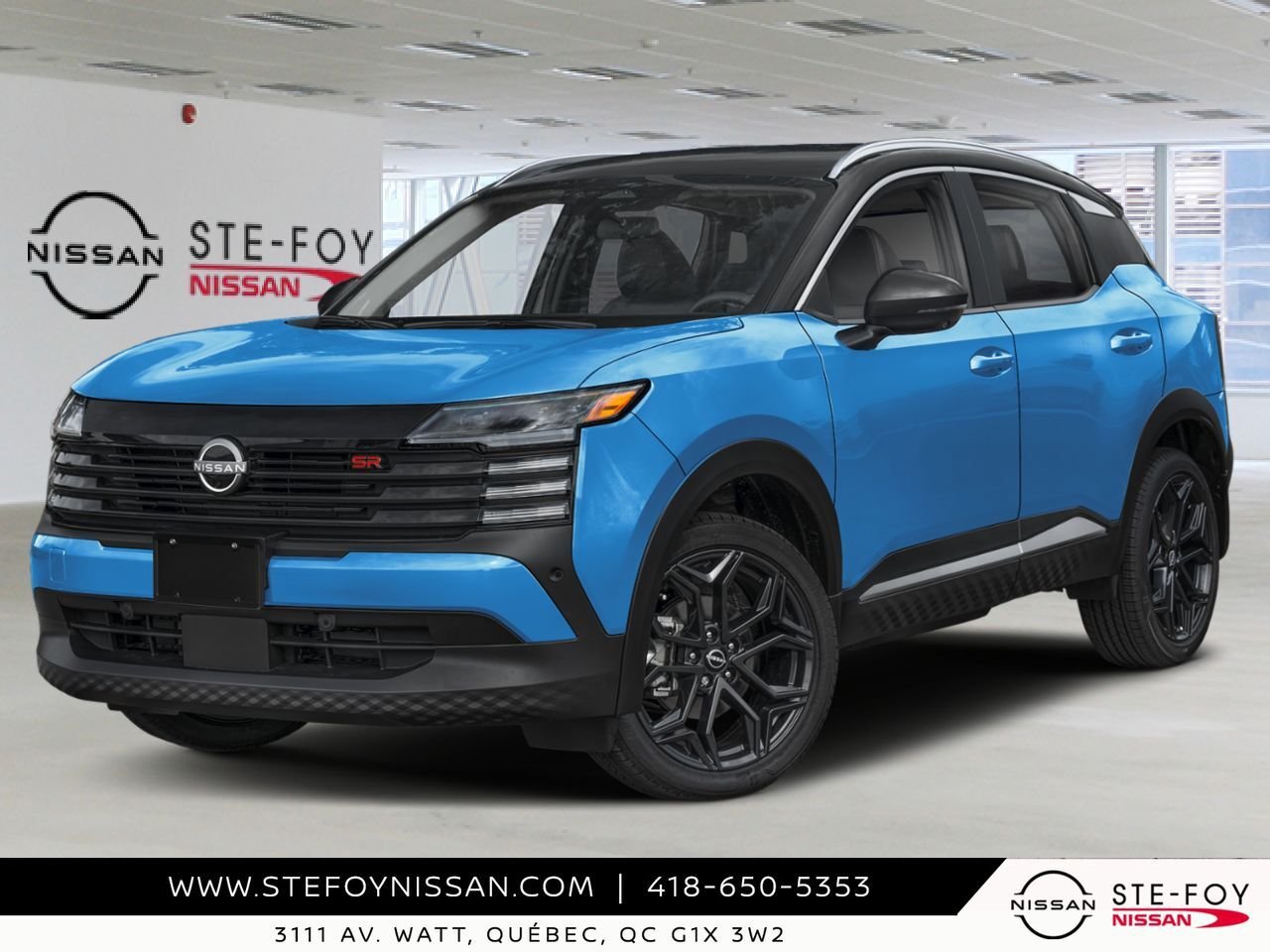 NISSAN Kicks 2027 Bleu glacial arctique/Noir intense Ste-Foy - photo #0