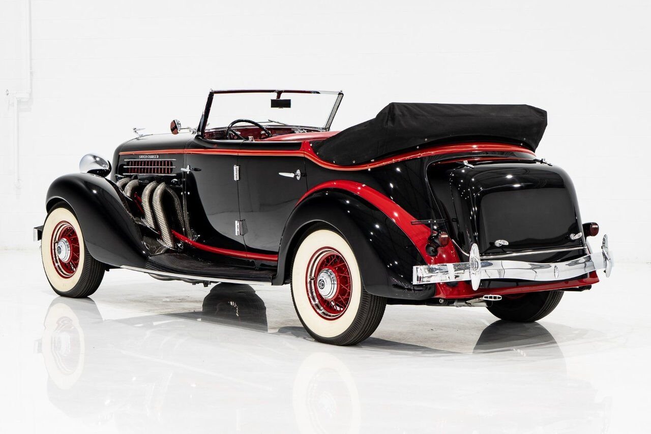 Auburn 851 Supercharge Phaeton **PRIX EN USD** 1935 Noir Montréal - photo #30