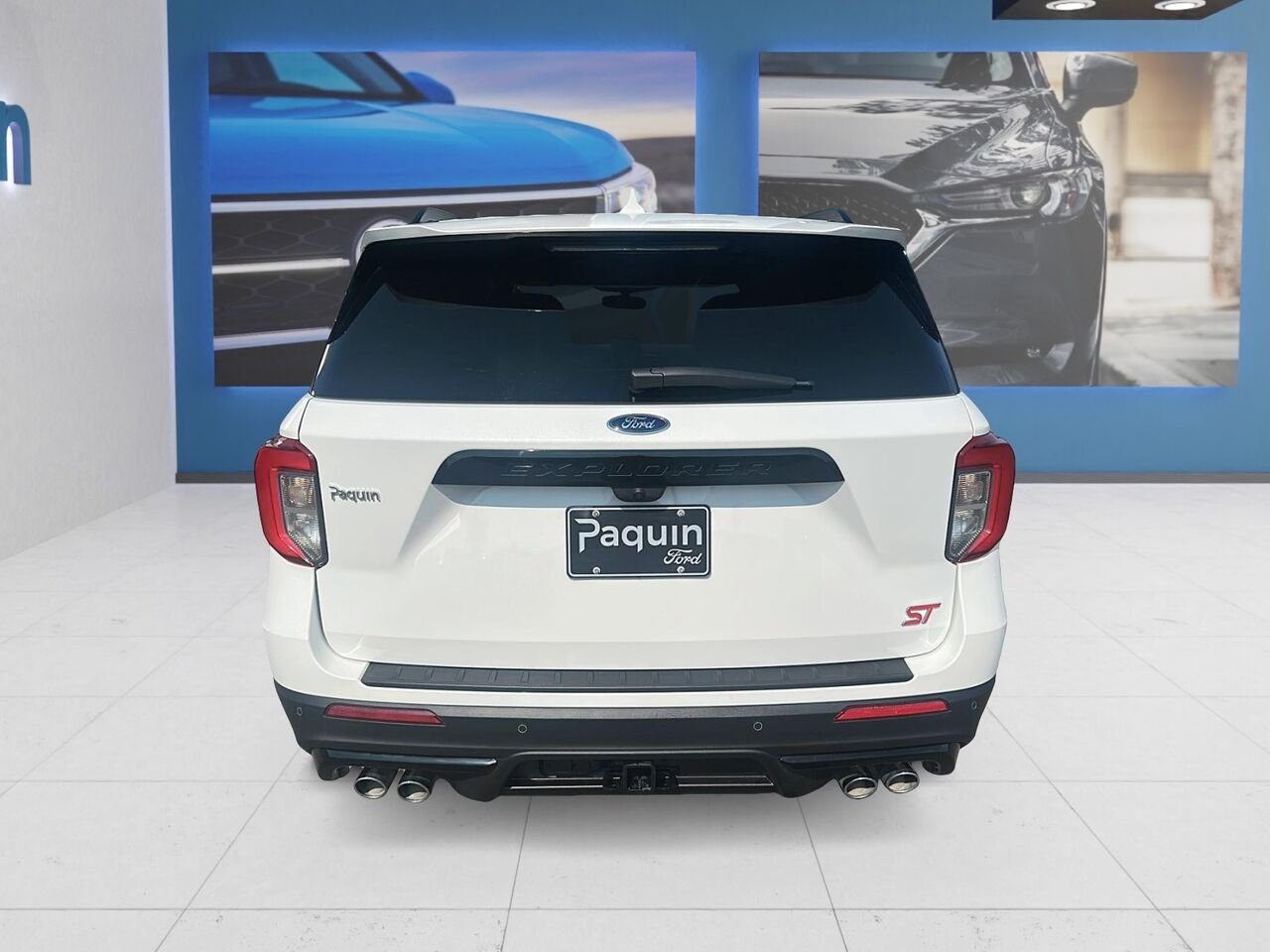 2024 Ford Explorer White Rouyn-Noranda - photo #2