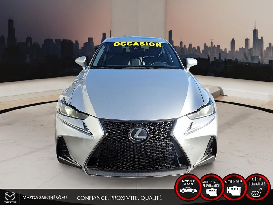 2019 Lexus IS 300 F SPORT | 1 PROPRIÉTAIRE | AWD | V6 | TOIT OUVRANT | CUIR Grey