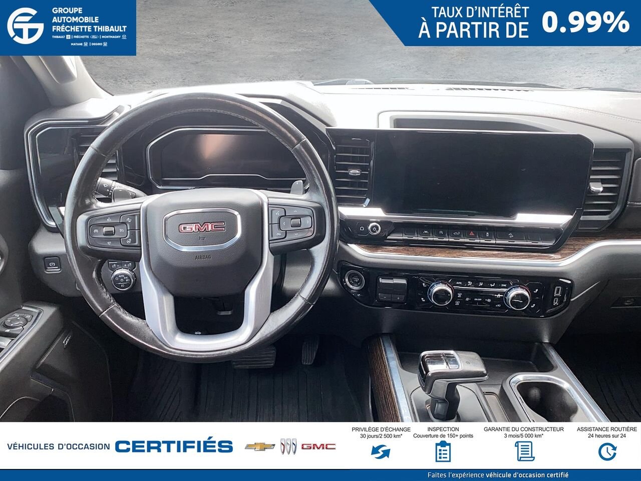 GMC SIERRA Elevation cabine multiplace 4RM 157 po 2022 Beige Montmagny - photo #8