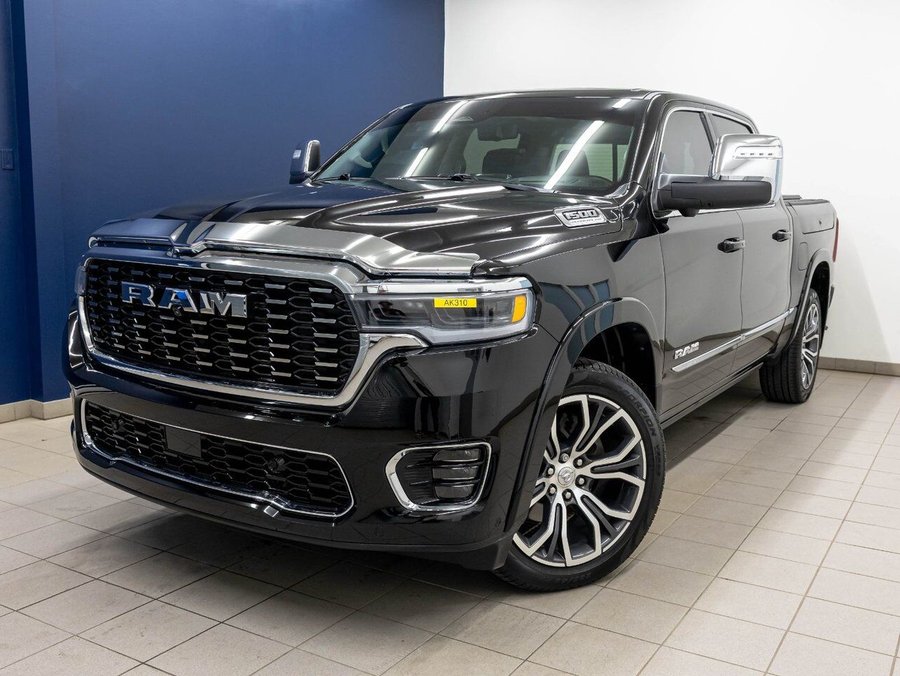 Ram 1500 TUNGSTEN CREW 4X4 *TOIT* NAV SIÈGES MASSAGE CAM360 2026 Noir