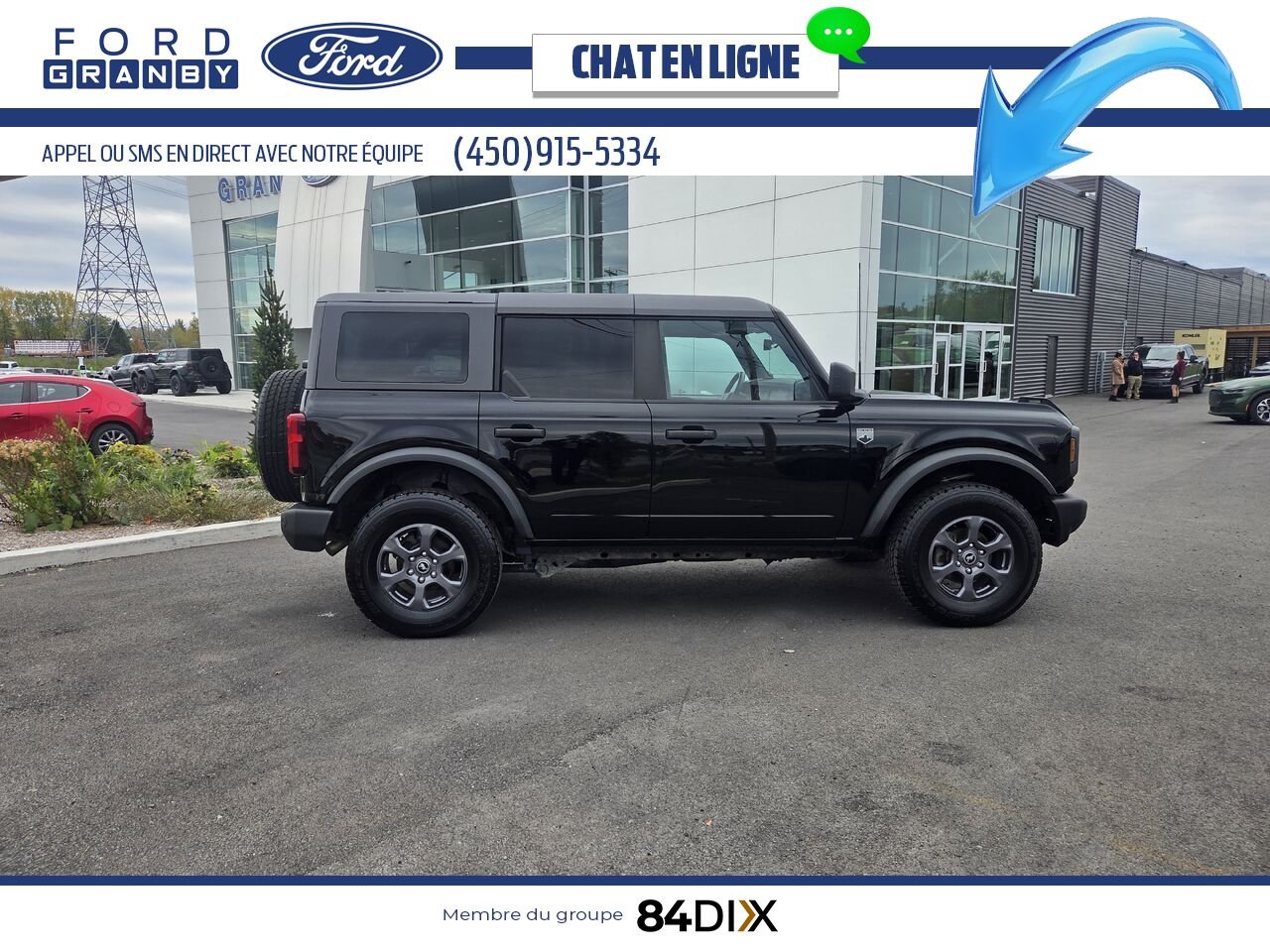 2023 Ford Bronco Black Granby - photo #7
