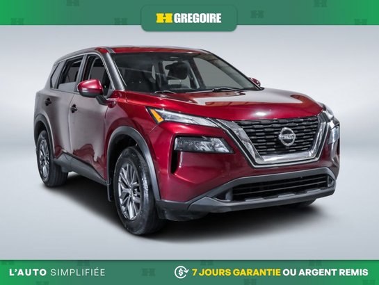 2021 Nissan Rogue S AWD AUTO AC GR ELEC MAGS CAM RECULE BLUETOOTH Red