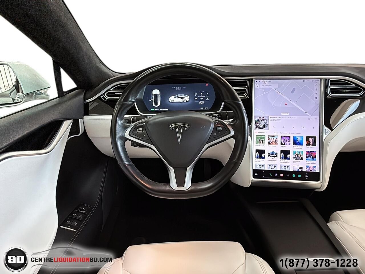 2017 Tesla Model S 75D DUAL MOTOR | BD0355 White Granby - photo #16