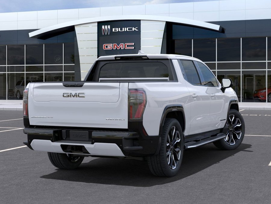 GMC Sierra EV Denali à autonomie prolongée 2025 Blanc sommet