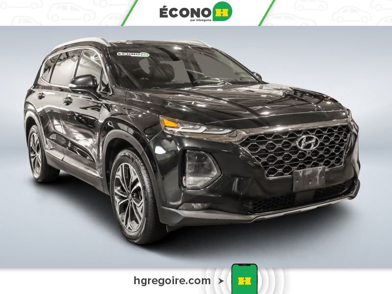 Hyundai Santa Fe 820788 | Ultimate AWD CUIR TOIT BLUETOOTH CAMÉRA MAGS 2020 Noir Laval - photo #0