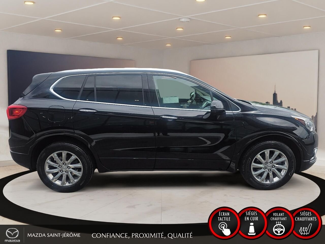 Buick Envision Essence | CUIR | AWD | 2019 Noir Saint-Jérôme - photo #4