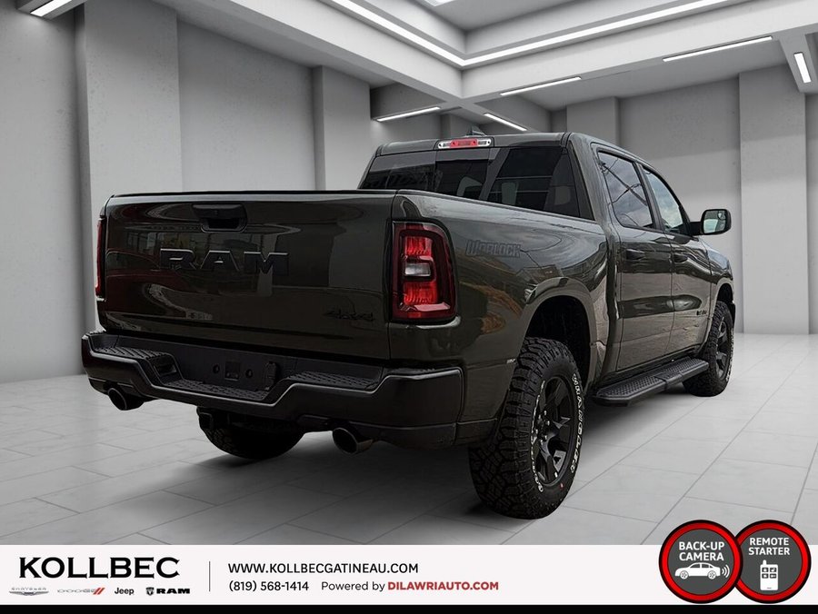 RAM 1500 Warlock cabine d'équipe 4x4 caisse de 5 pi 7 po 2026 Couche nacrée rouge