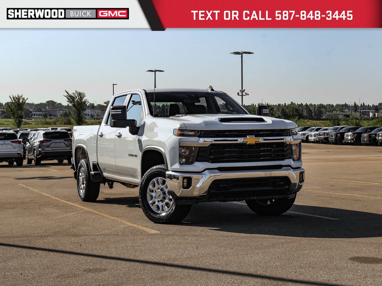 2025 Chevrolet Silverado 3500HD 4WD Crew Cab 159 LT White Sherwood Park - photo #0