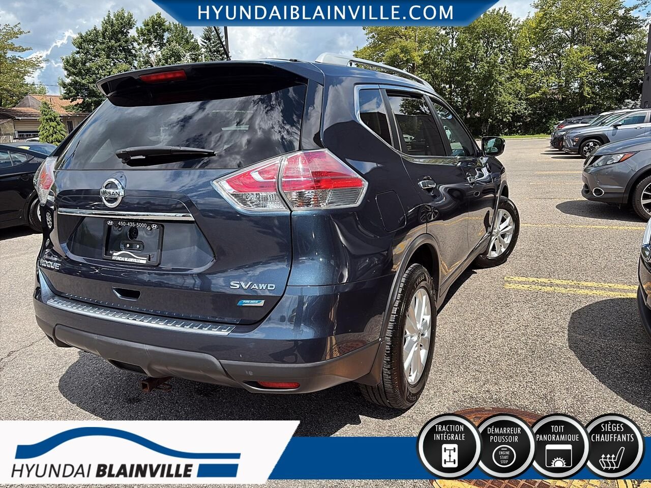 2015 Nissan Rogue Grey Blainville - photo #3