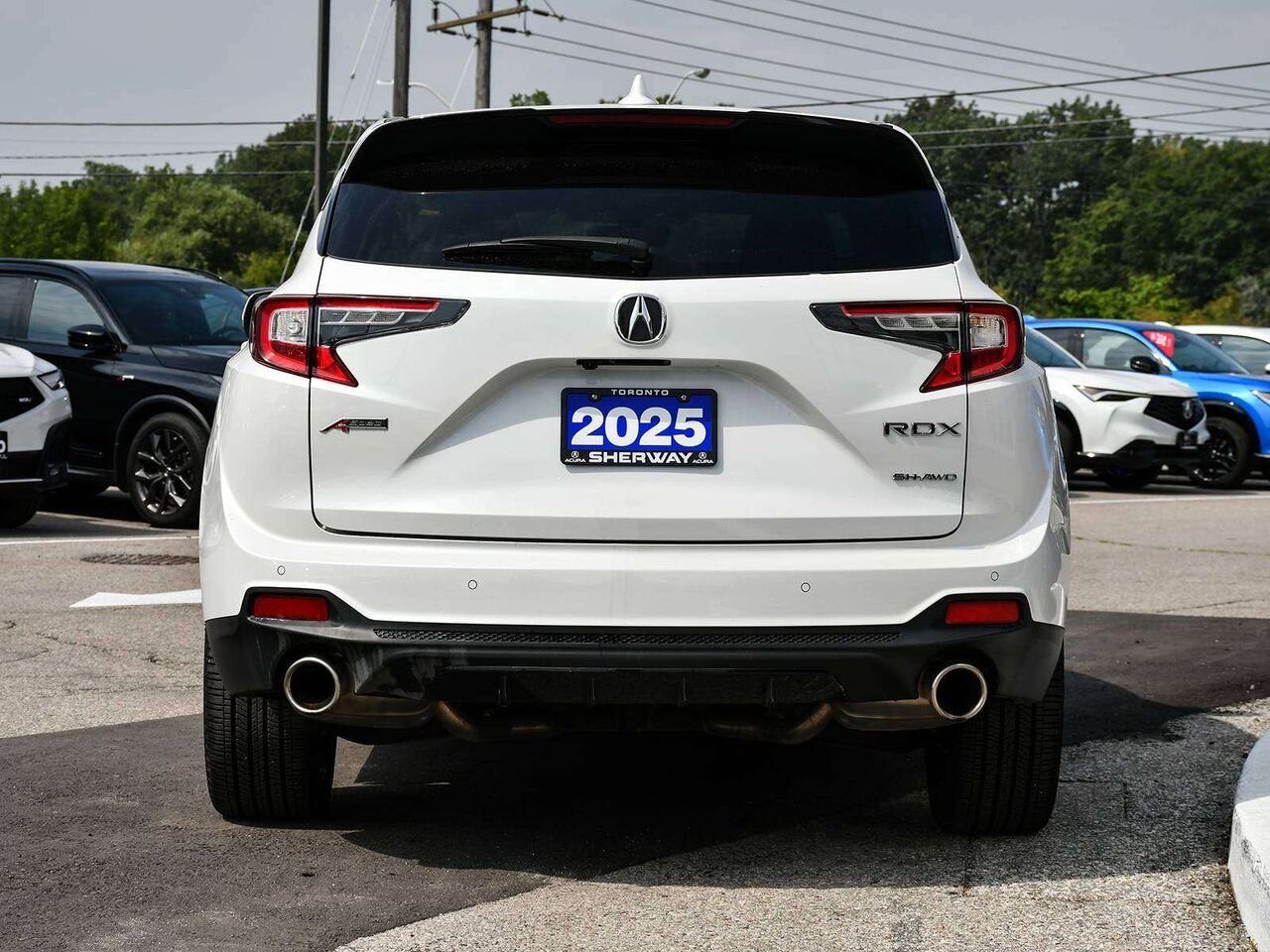 2025 Acura RDX A-Spec - ACURA CERTIFIED White Etobicoke - photo #8