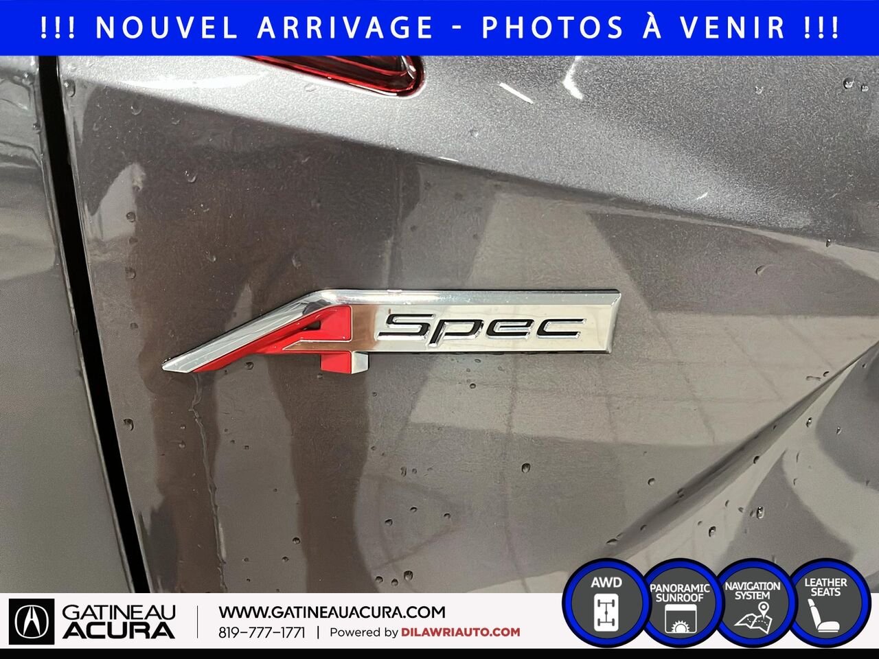 2020 Acura RDX A-Spec SH-AWD Grey Ottawa & Gatineau - photo #7