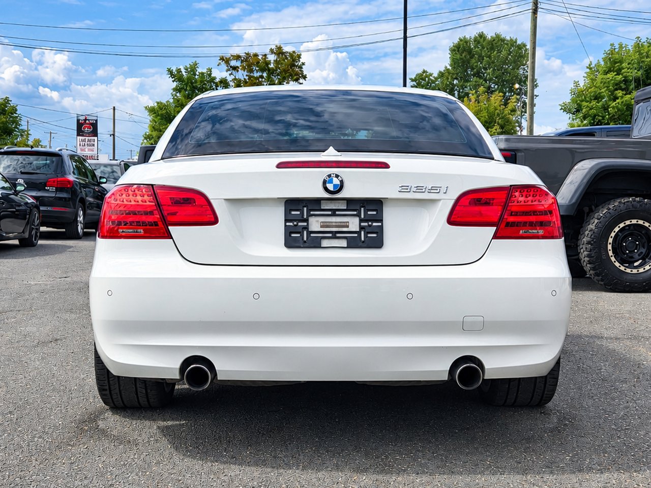 BMW 335i Convertible 2011 Blanc Granby - photo #8