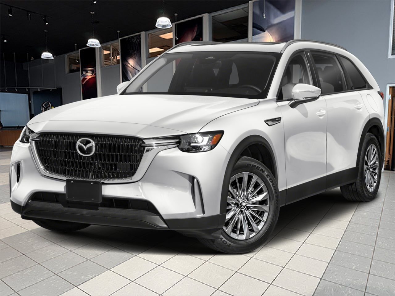 2026 MAZDA CX-90 PHEV Rhodium White Metallic Notre-Dame-des-Prairies - photo #0