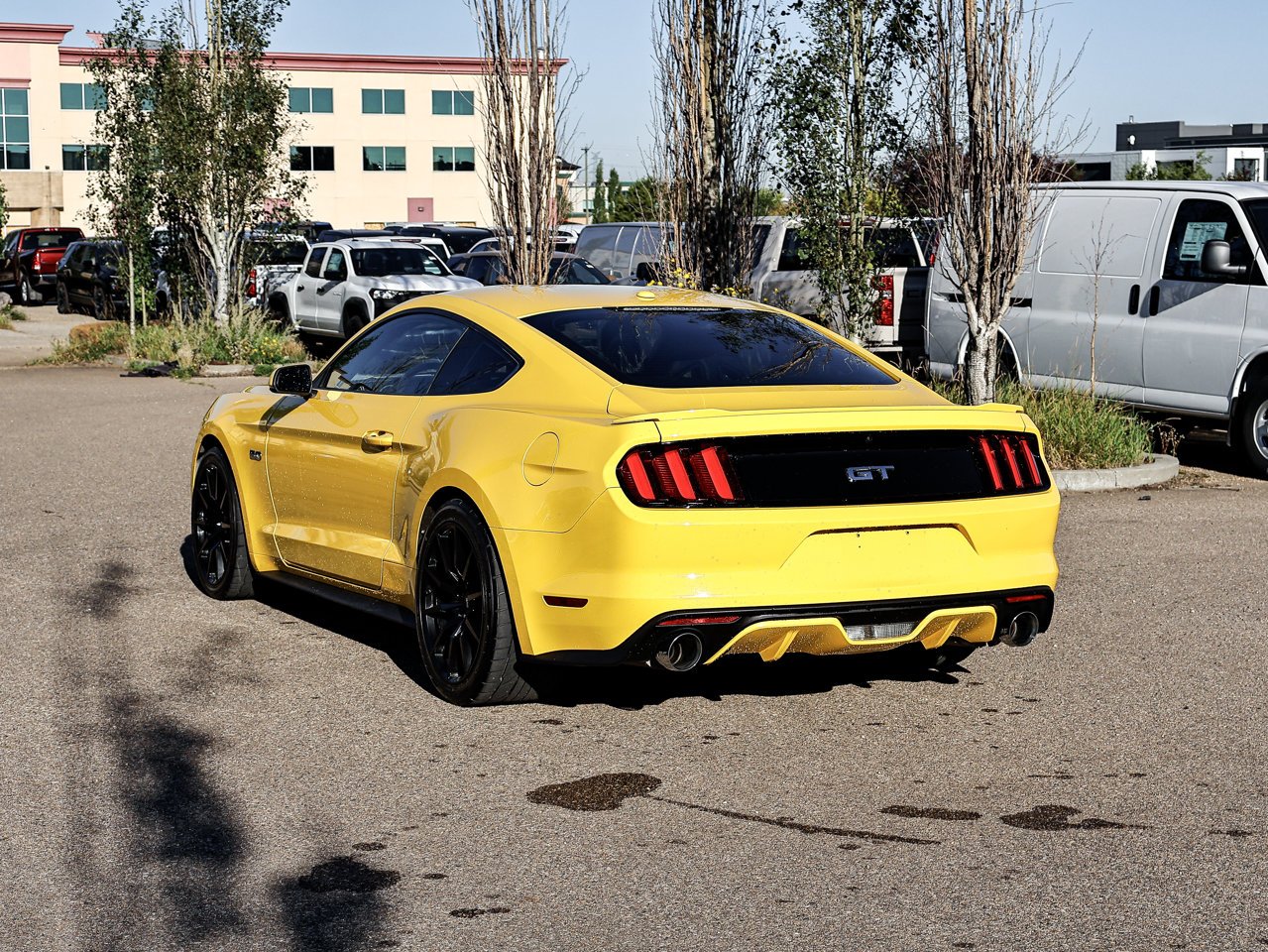 2015 Ford Mustang 2dr Fastback GT Premium Yellow Sherwood Park - photo #10
