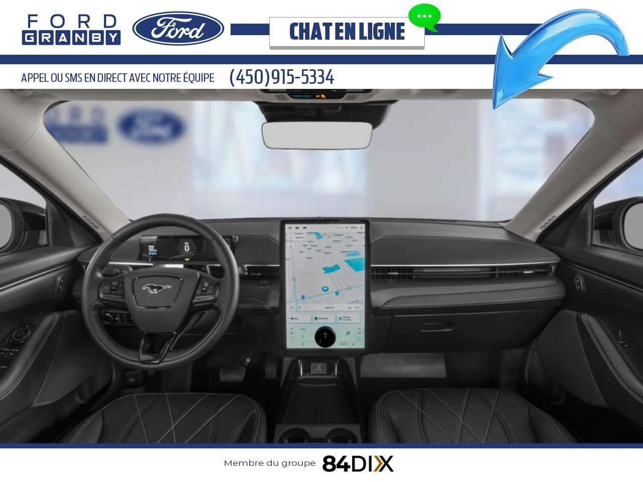 Ford Mustang Mach-E 2025 Blanc astral métallisé trois couches Granby - photo #7