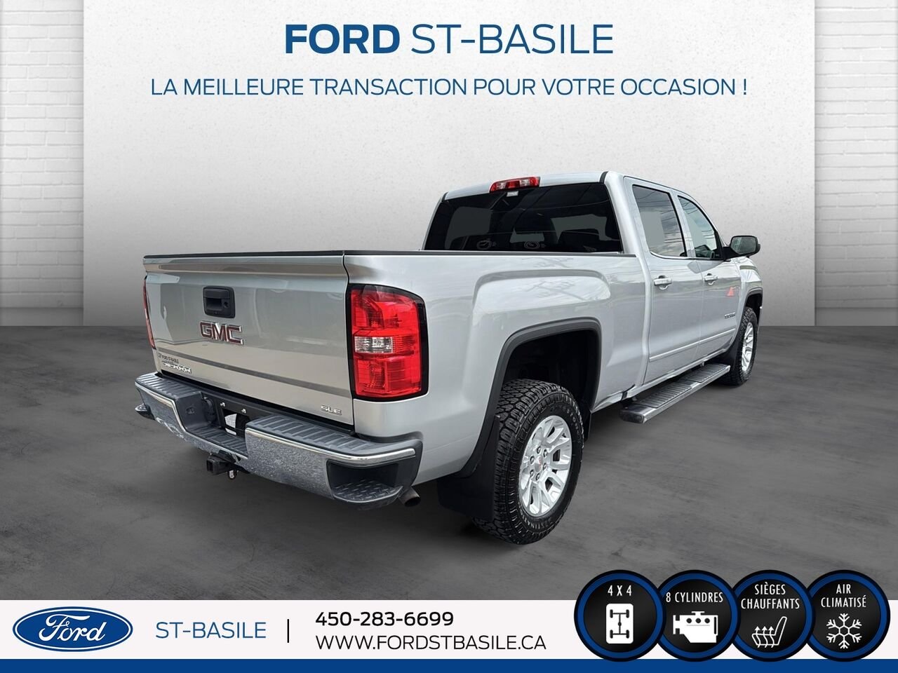 GMC Sierra 1500 2018 Gris Saint-Basile-le-Grand - photo #8