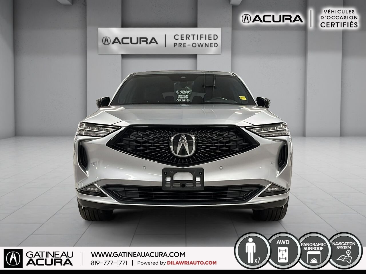 Acura MDX A-Spec SH-AWD 2023 Argent Gatineau - photo #12