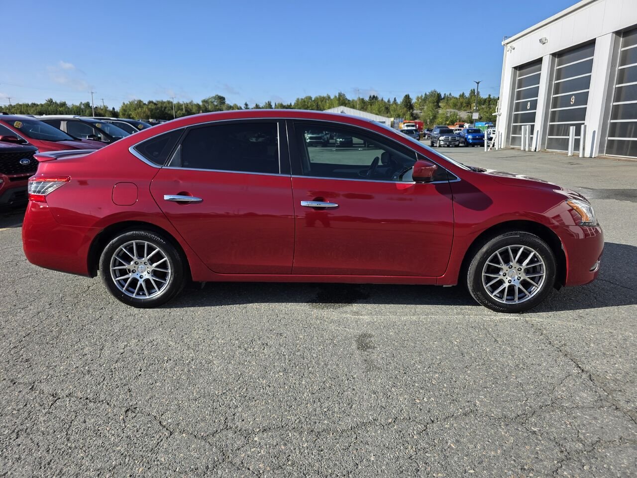 Nissan Sentra Berline 4 portes, CVT SV 2014 Rouge Rouyn-Noranda - photo #7