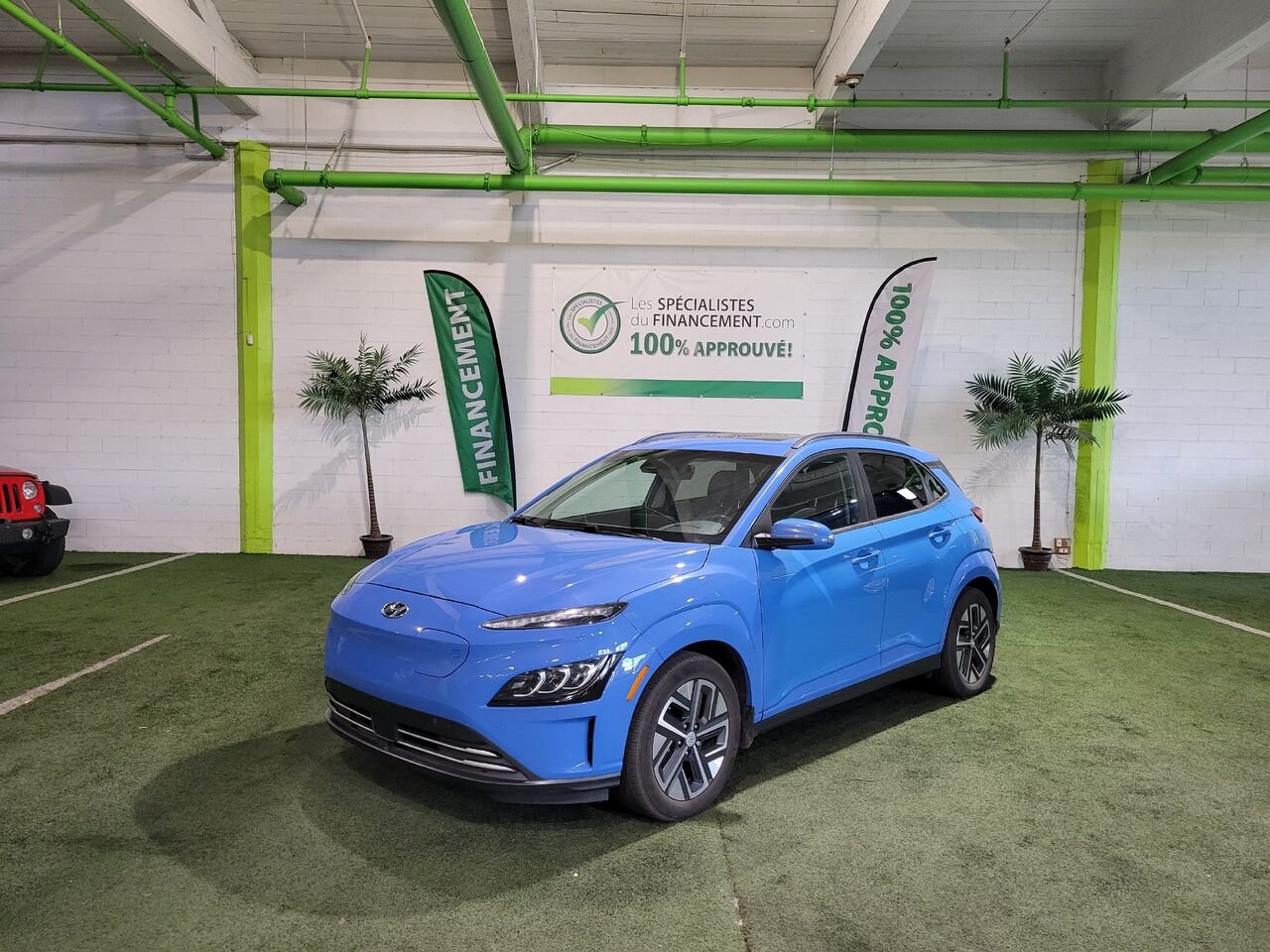 2022 Hyundai Kona Electric Blue  - photo #0