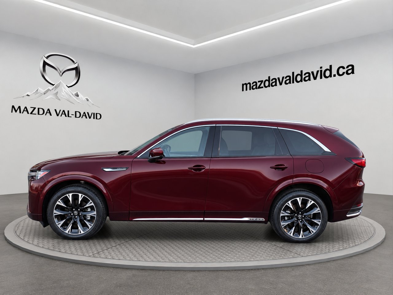 Mazda CX-90 hybride léger Signature 2026 Rouge artisanal métallisé Val-David - photo #1