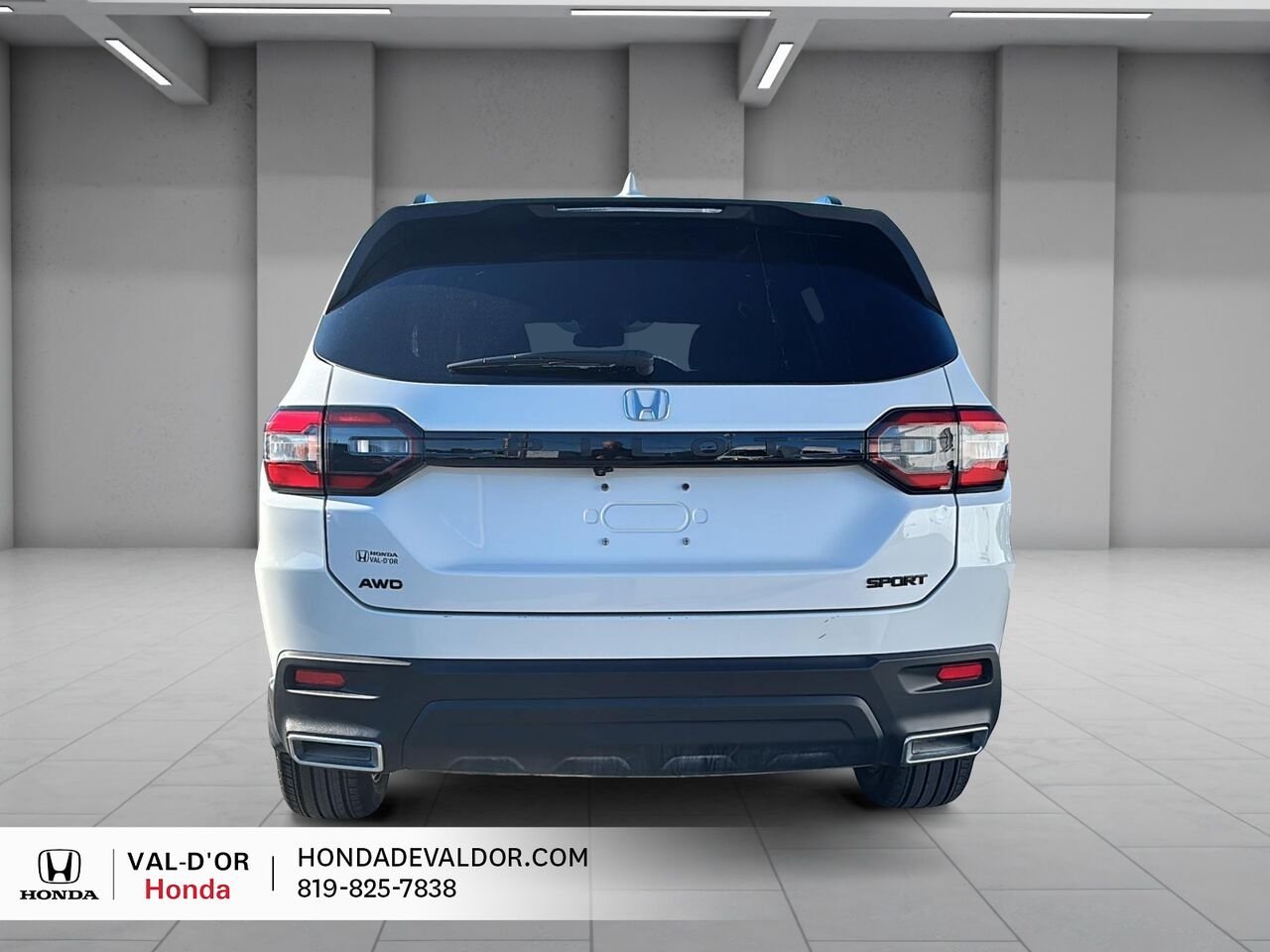 2025 Honda Pilot Sport AWD White Val-d'Or - photo #4