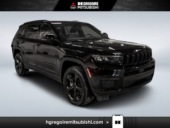2022 Jeep Grand Cherokee L Altitude *4x4* Toit Cuir Nav Mags Cam Carplay Black