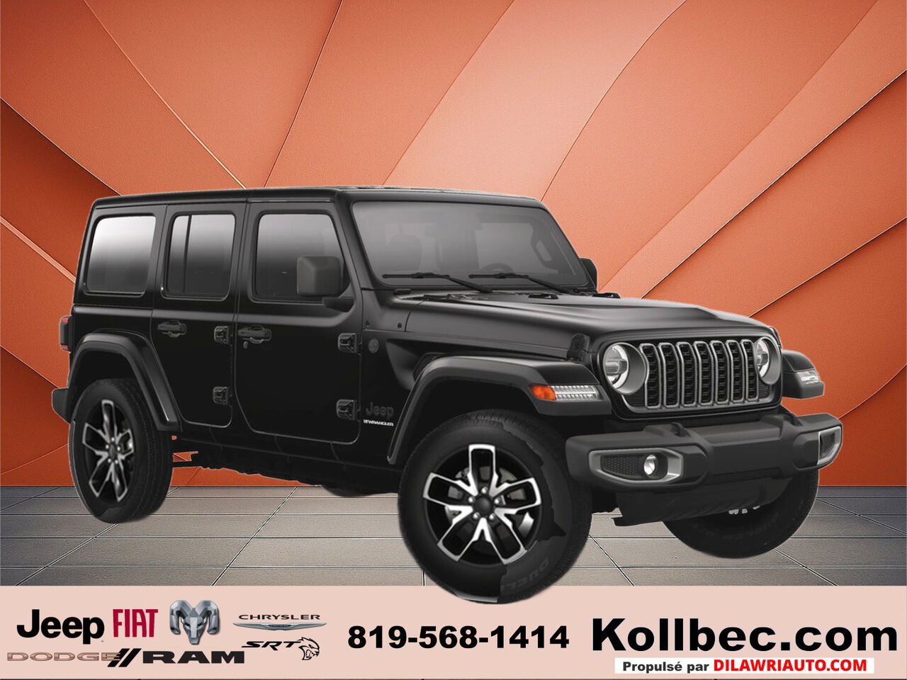Jeep Wrangler 4xe 25430 | Sport S 4 portes 4x4 2025 Noir Gatineau - photo #0