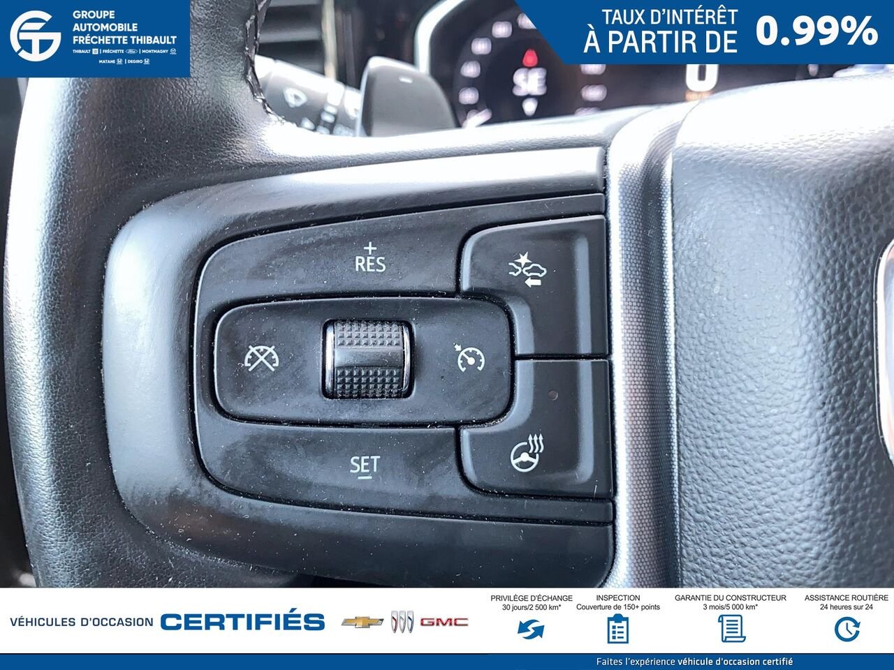 GMC SIERRA 150 AT4 cabine multiplace 4RM 157 po 2024 Blanc Montmagny - photo #12