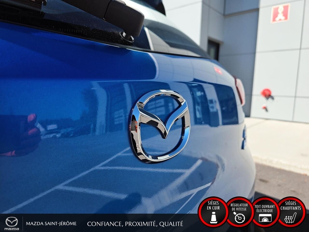 2016 Mazda CX-3 GS LUXURY | JAMAIS ACCIDENTÉ | TOIT OUVRANT | CUIR | MAGS Blue Saint-Jérôme - photo #7