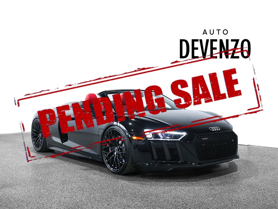 Audi R8 Spyder V10 2018 2018 Noir