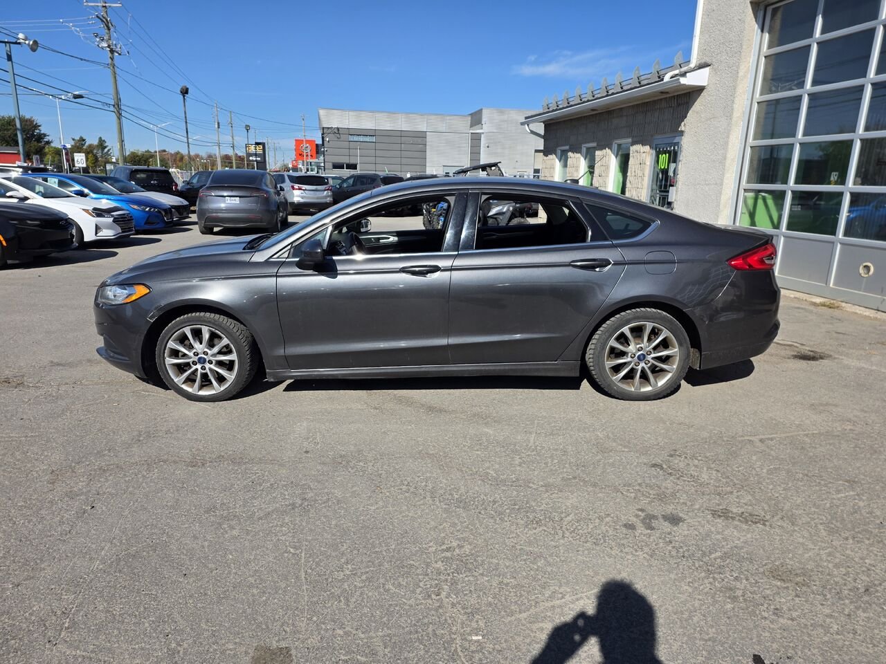 Ford fusion 2017 Gris Longueuil, - photo #1