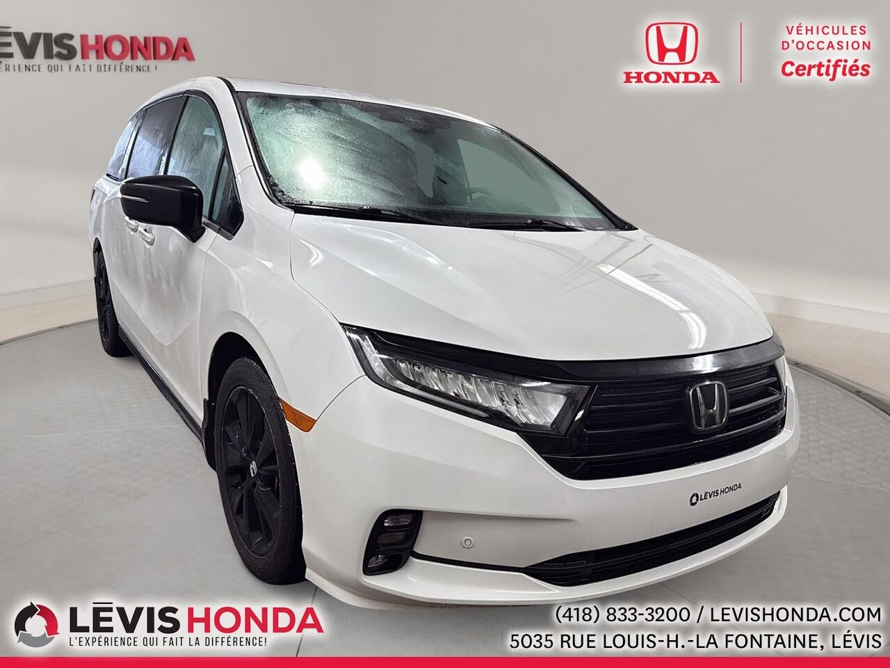 2023 Honda Odyssey Black Edition Black Edition BA White Lévis - photo #4