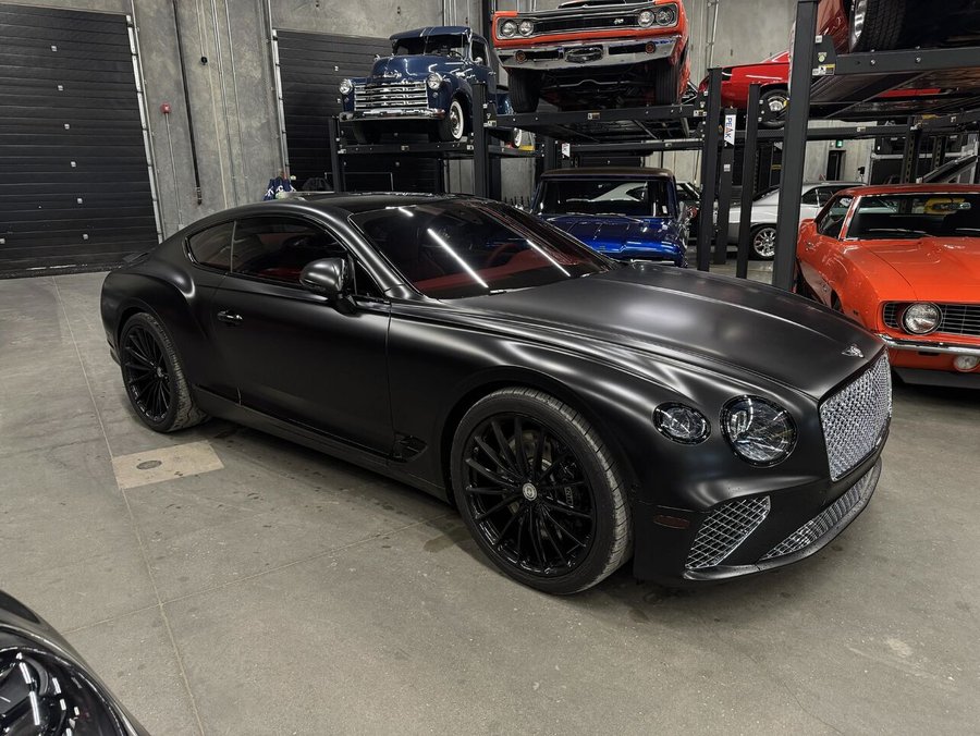 2020 Bentley Continental GT V8 | HRE Wheels | Full Stealth PPF | Clean Carfax Black