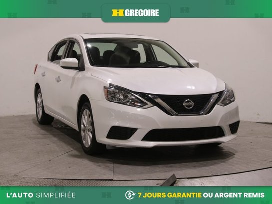 2019 Nissan Sentra SV AUTO AC TOIT MAGS CAM RECUL BLEUTOOTH White