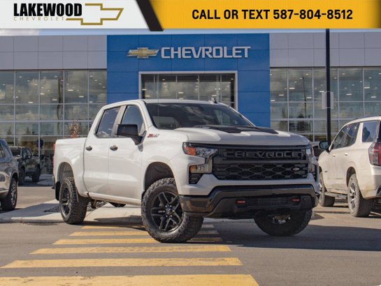 2025 Chevrolet Silverado 1500 Custom Trail Boss 2.7T | Remote Start | Power Adjustable Heated Mirrors White