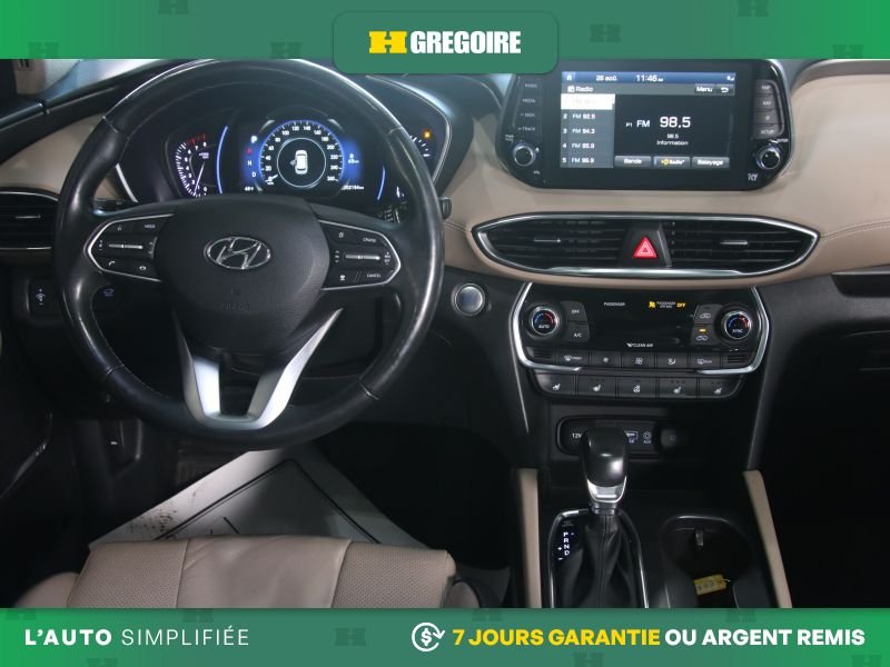 Hyundai Santa Fe 821912 | Ultimate AWD AUTO A/C MAGS CUIR TOIT NAV CAM RECUL 2020 Noir Laval - photo #25